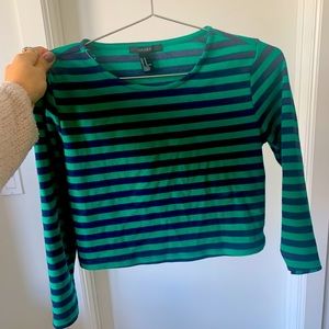 Long sleeve crop top